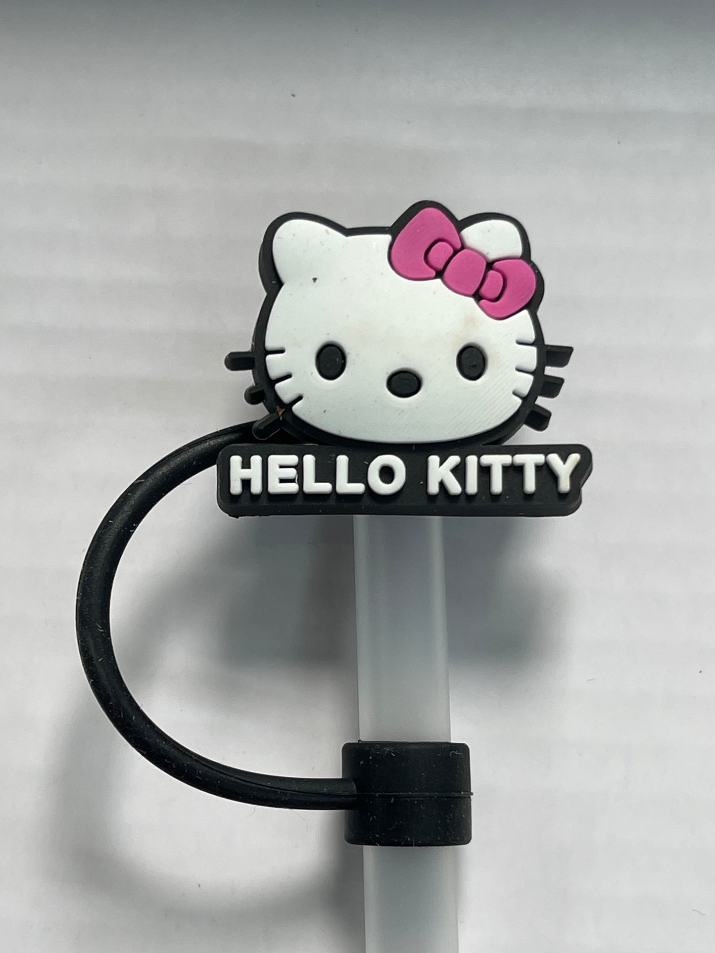 Hello Kitty Face Straw Cover