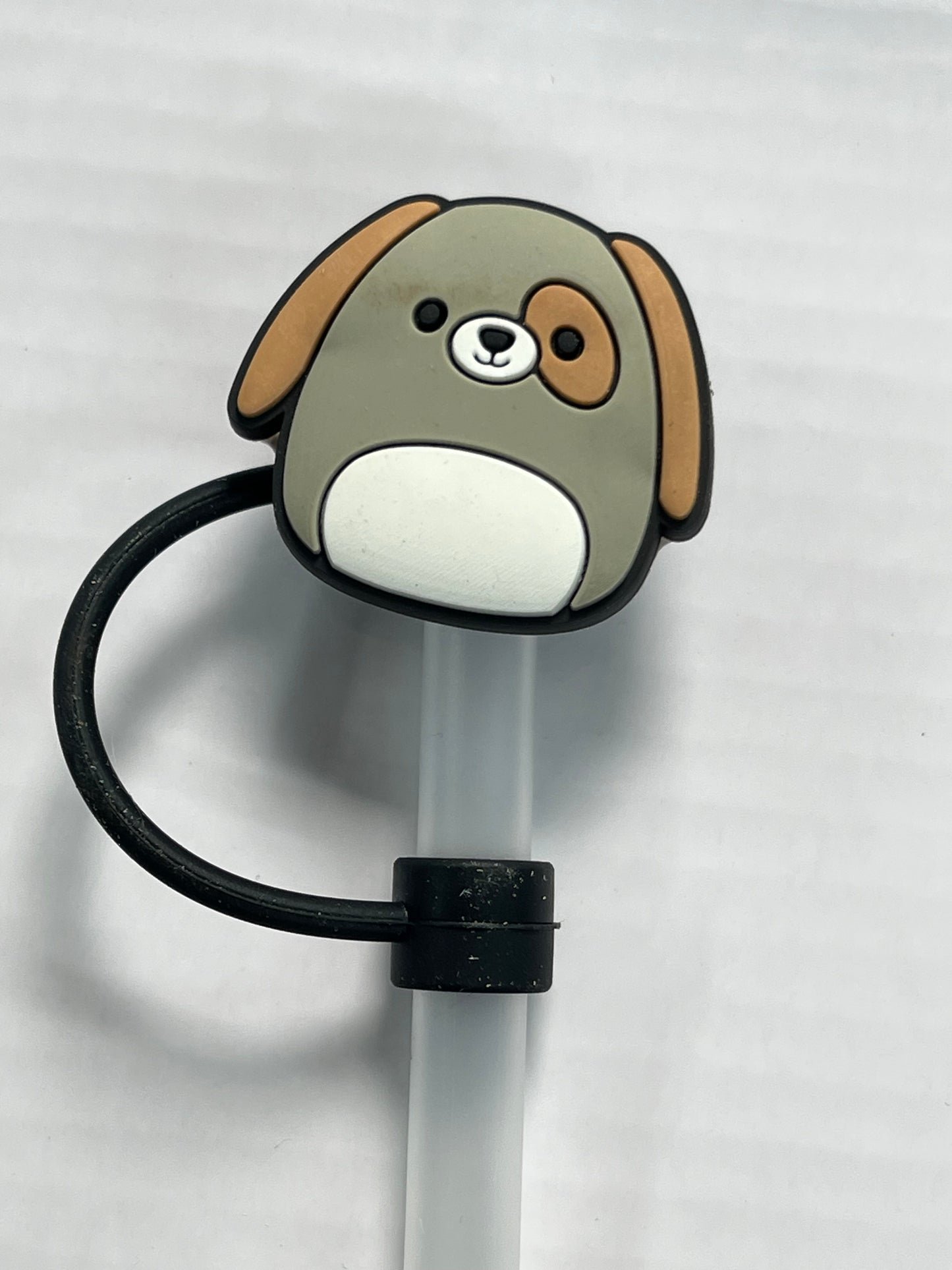 Squishmellow Dog Straw Cover