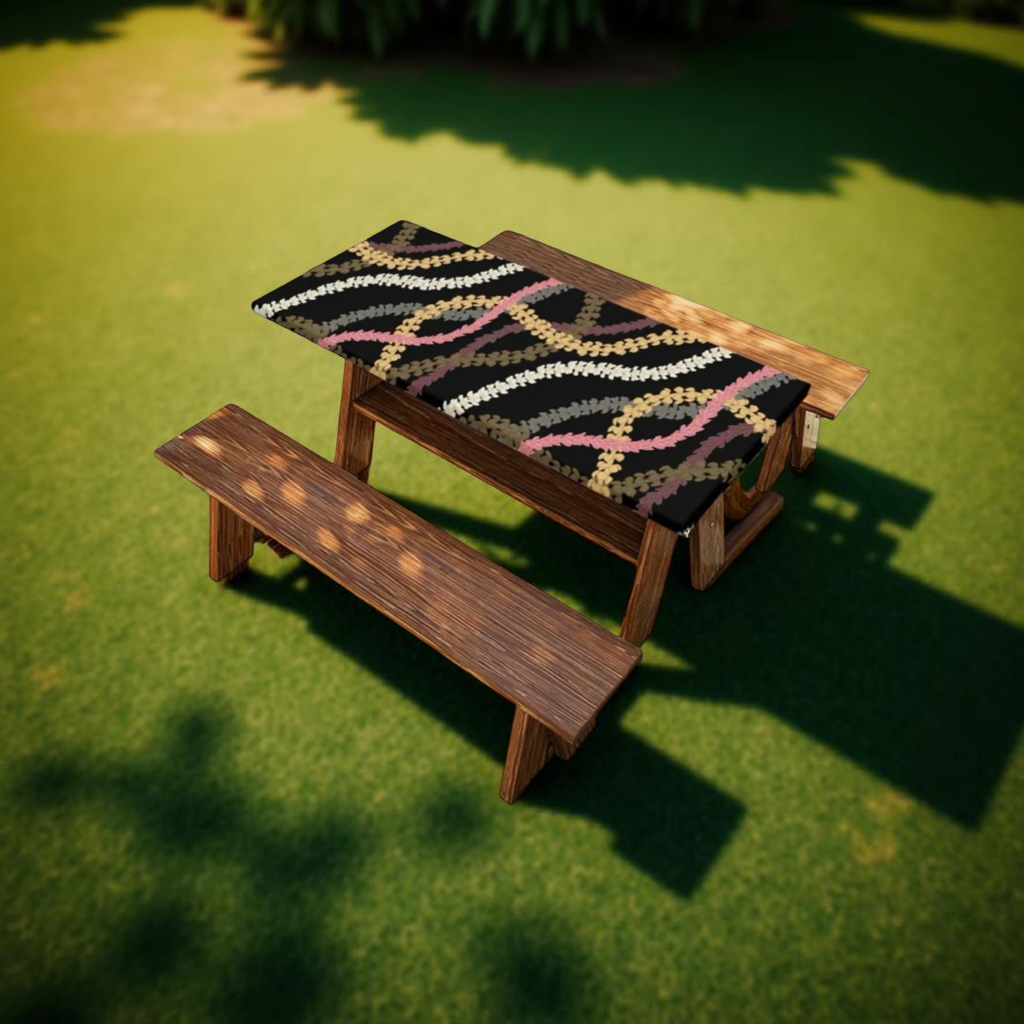 Colorful Multi Lei 6ft Table Cover