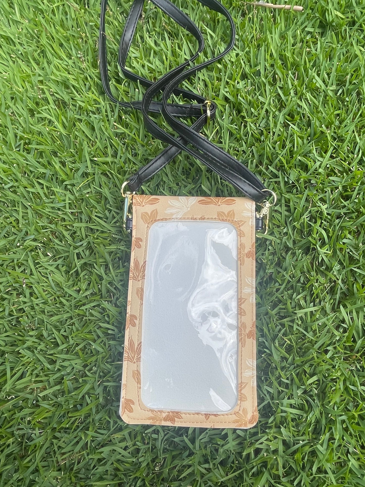 Tan Naupaka Phone Bag