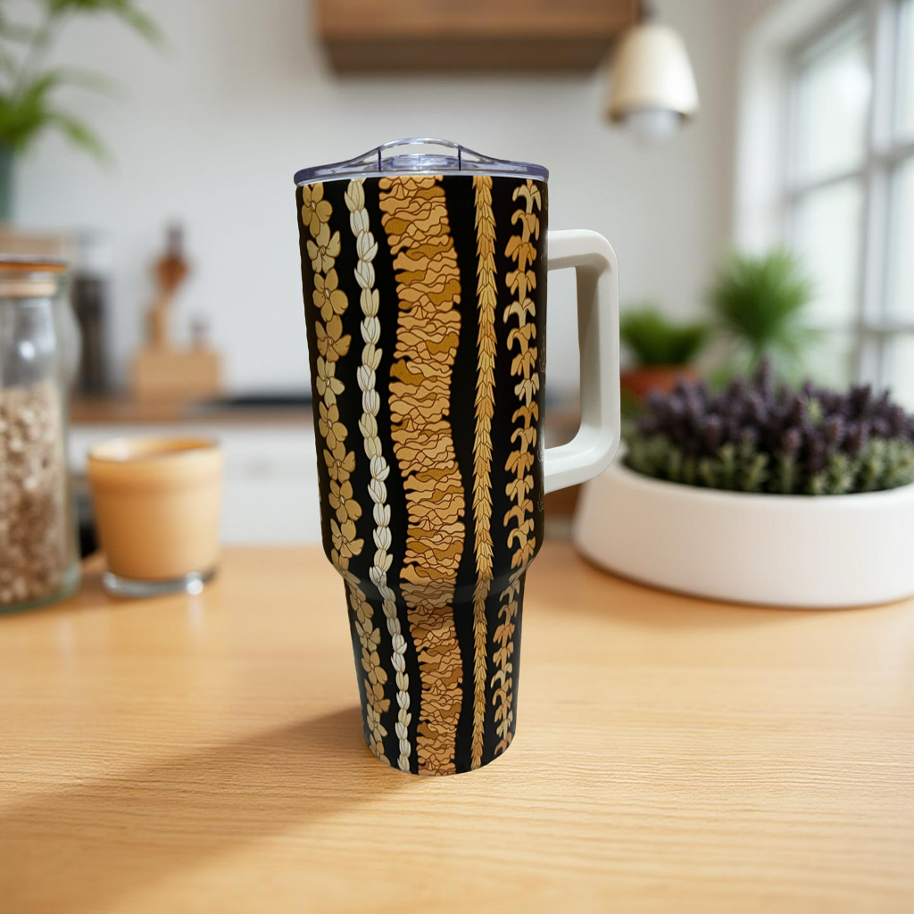 40oz Orange Lei 40oz Tumbler