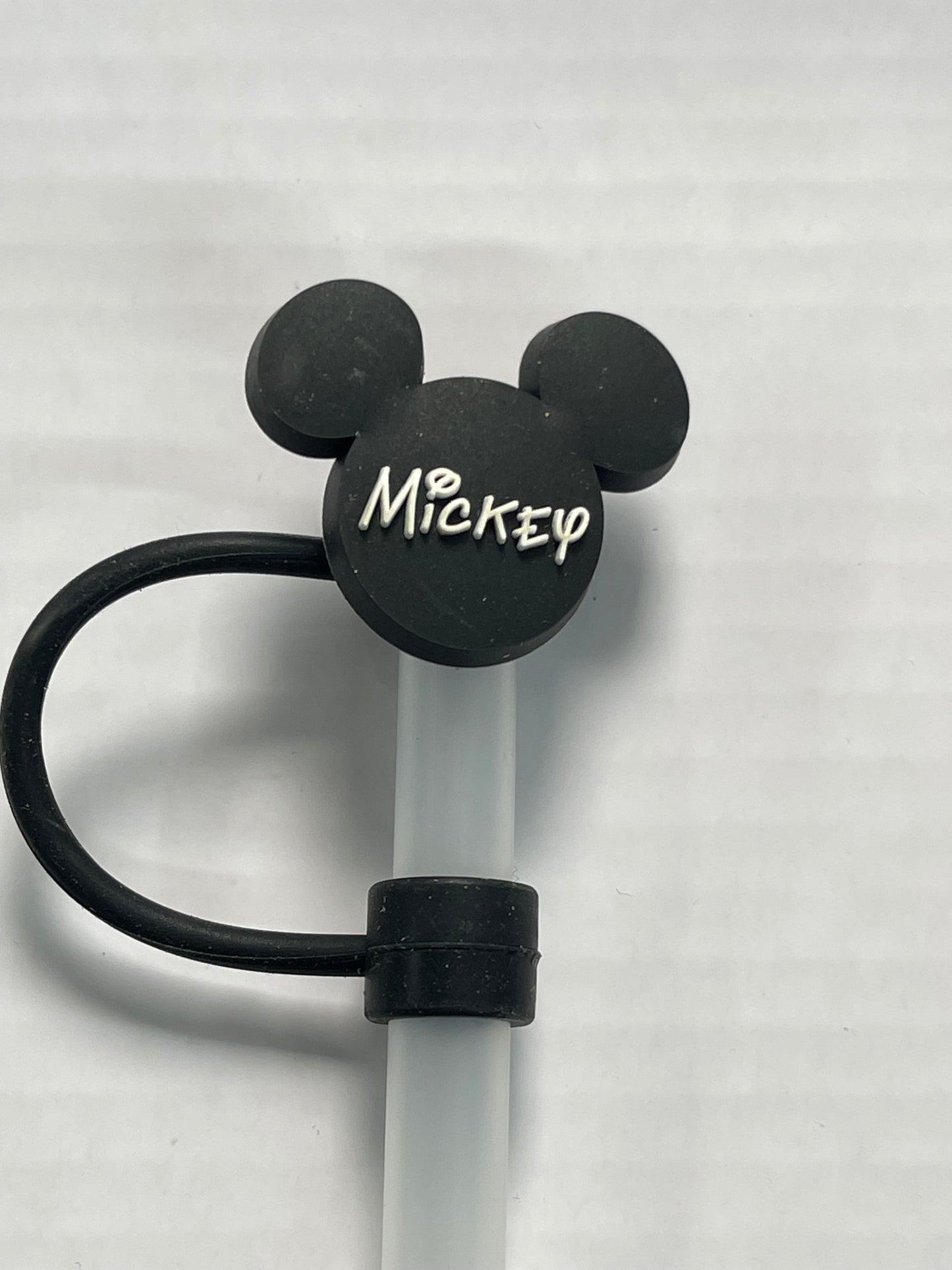 Mickey Head Straw Cover