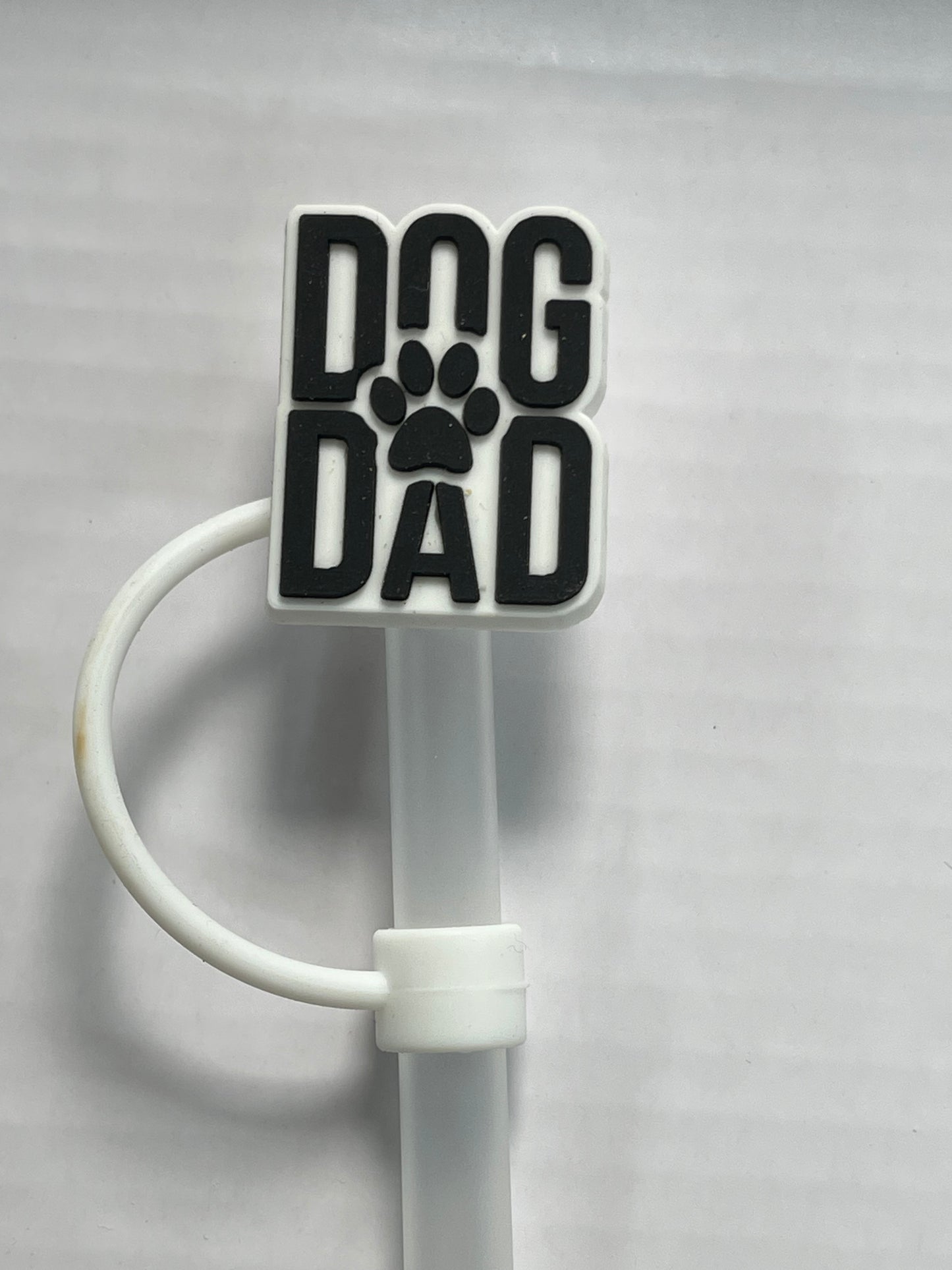 Dog Dad Straw Cover