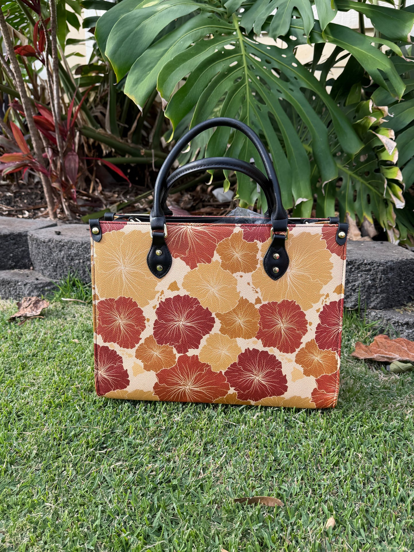 Pua Island Tan Large Handbag