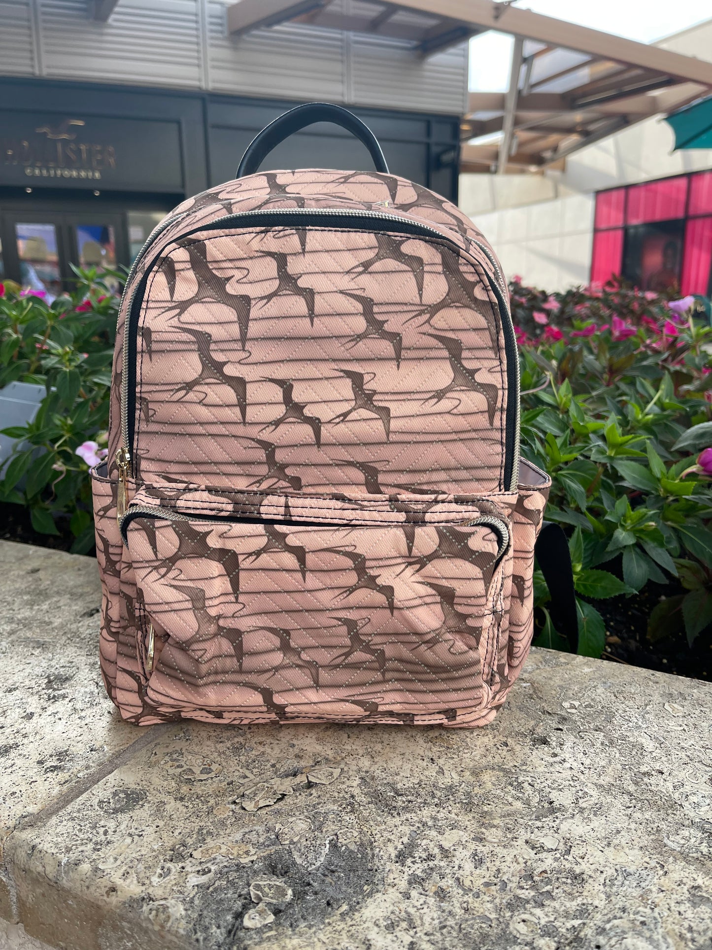 Brown Iwa Bird Backpack