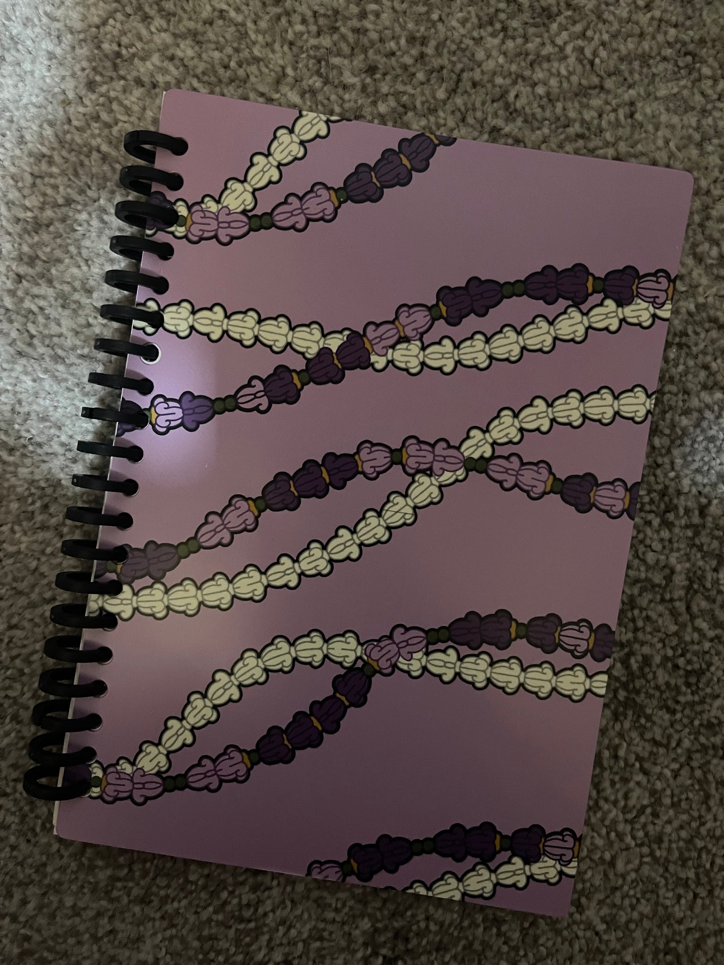 Crown Flower A6 Notebook