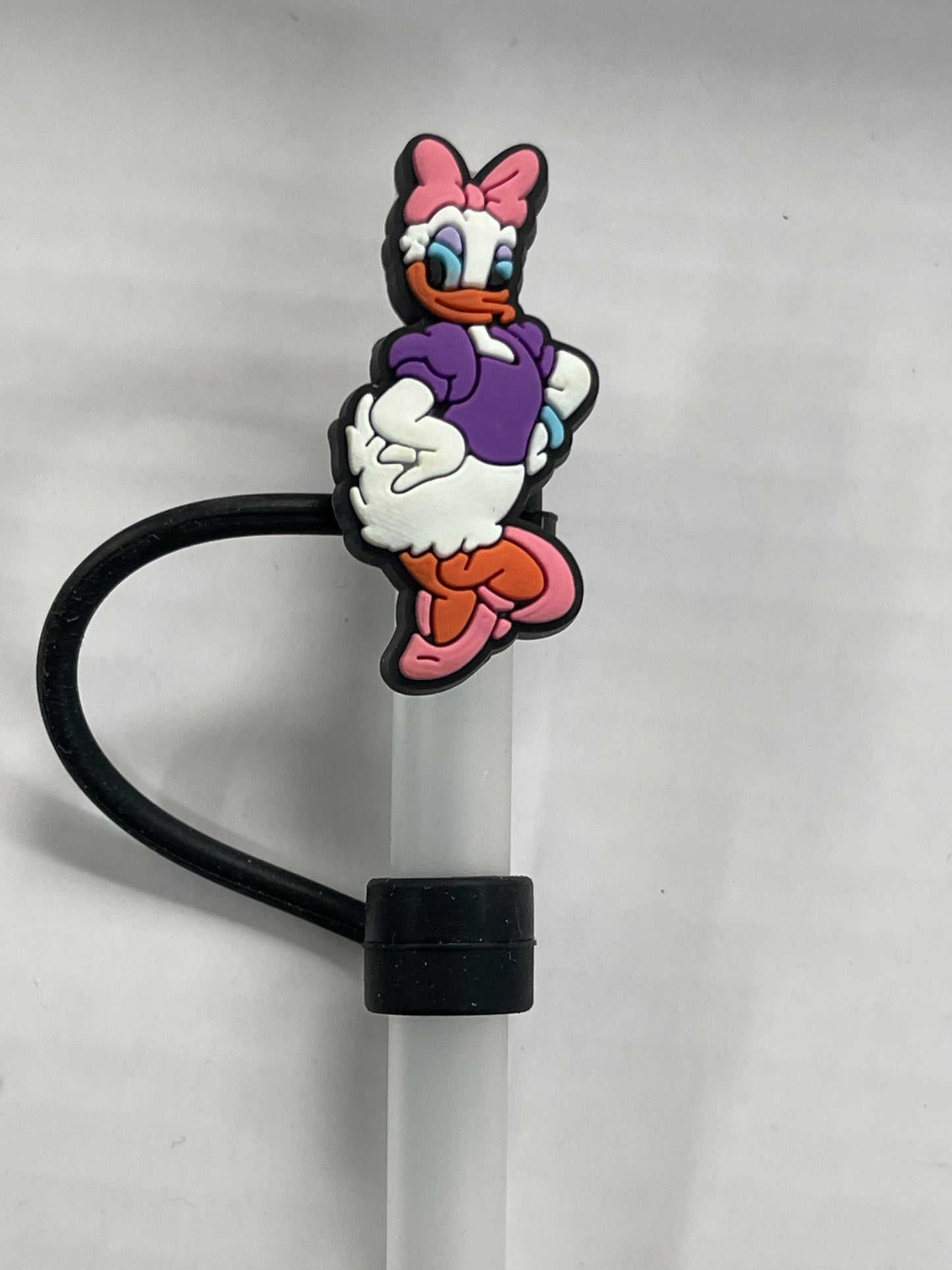 Daisy Duck Straw Cover