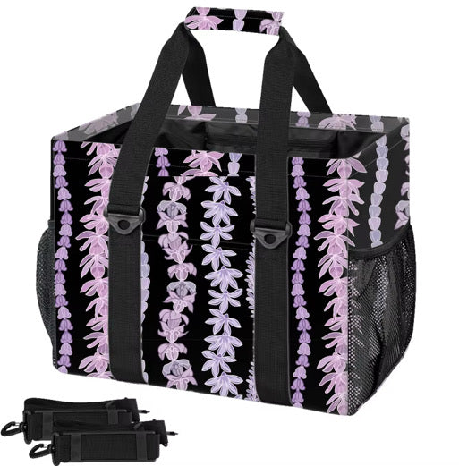 Purple Lei Utility Tote