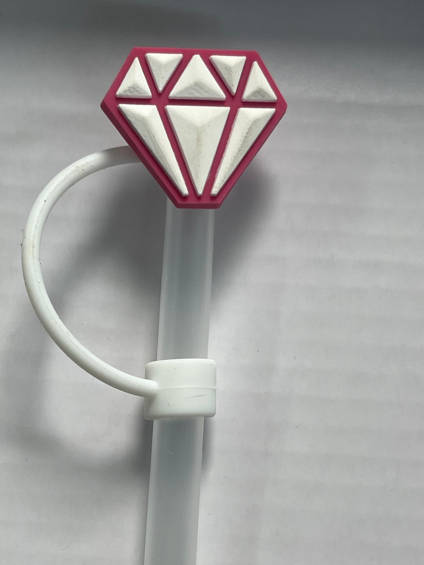 Pink Diamond Straw Cover