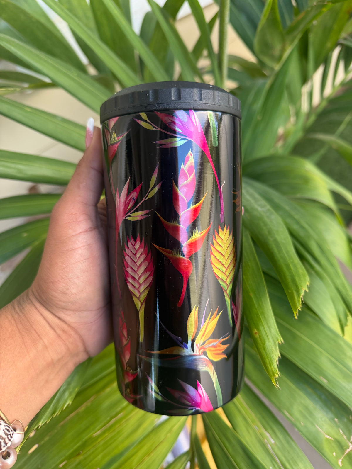 Tropical Flower 4-in-1 Tumbler
