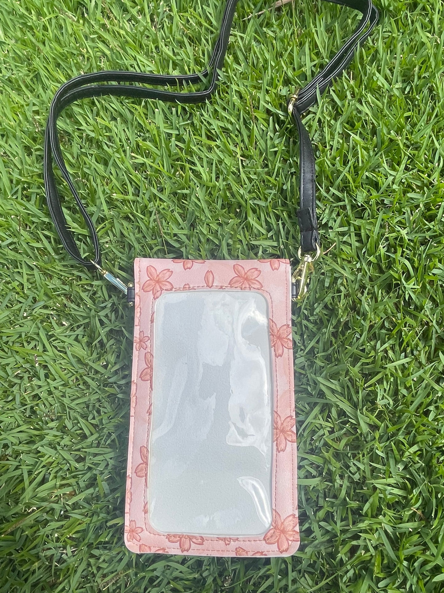 Pink Cherry Blossom Phone Bag
