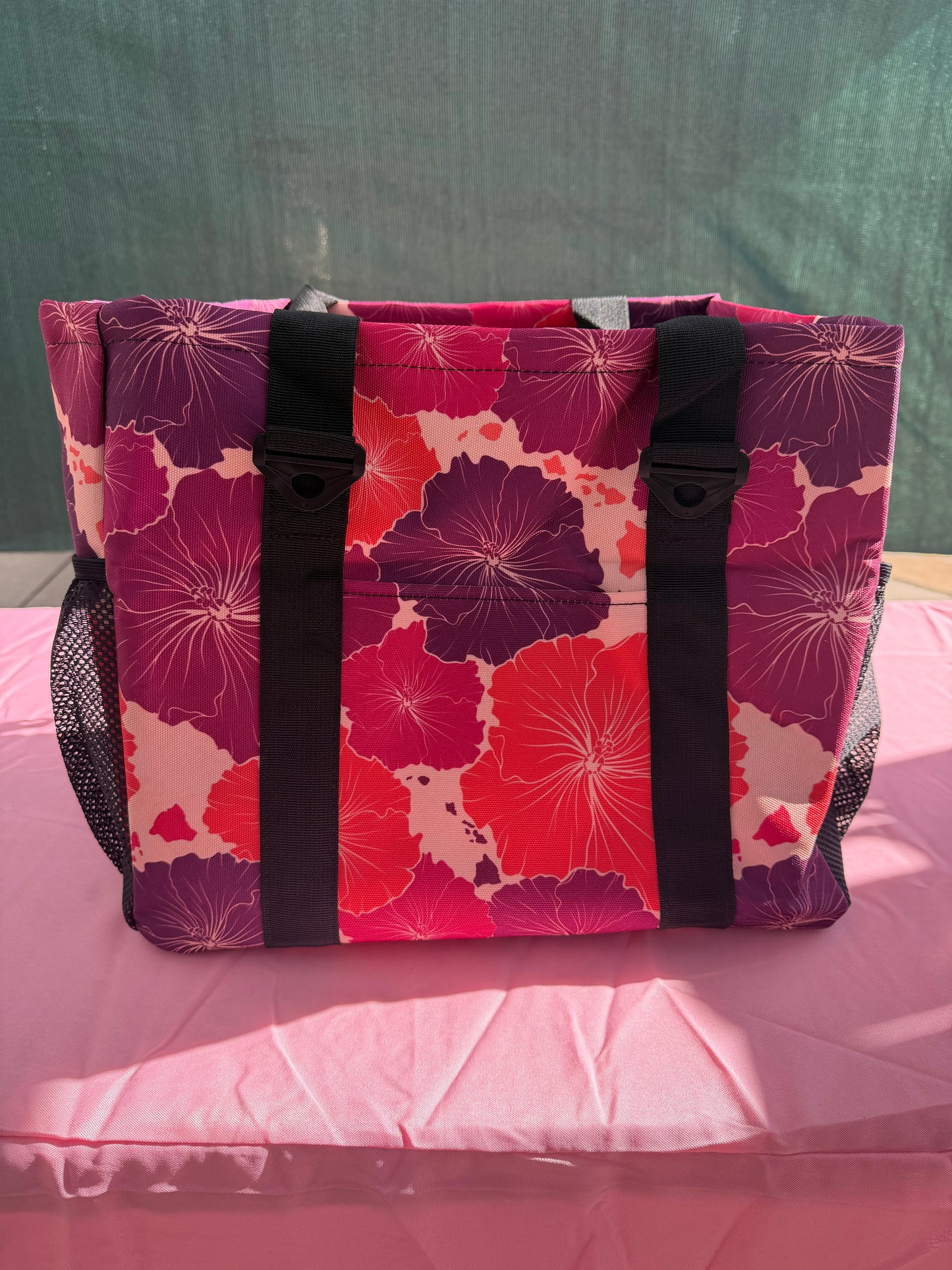 Hawaiian Flowers Island Colorway Utility Tote