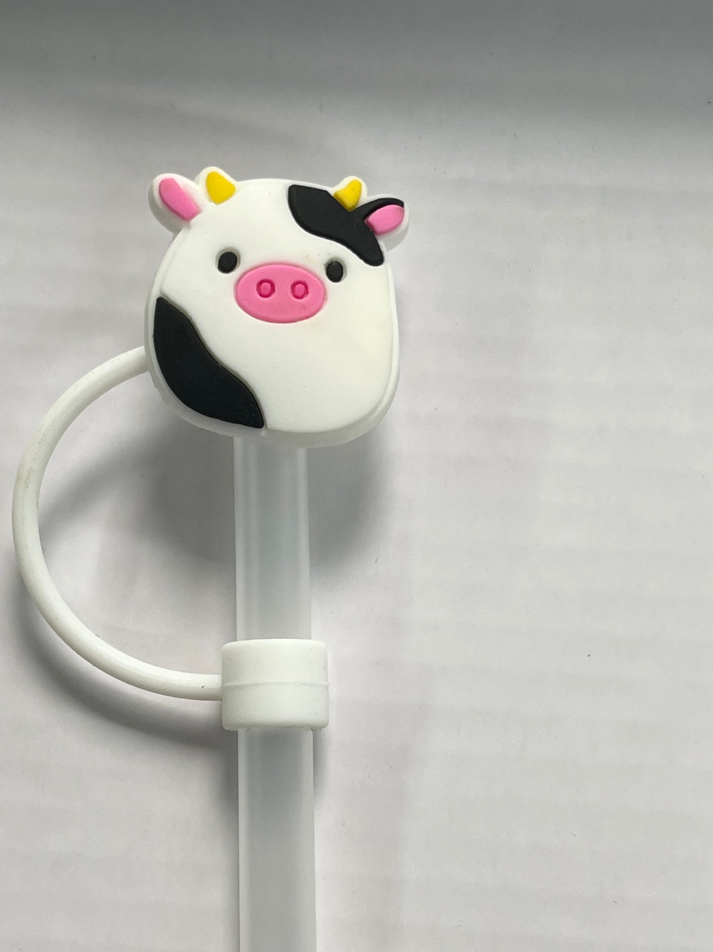 Squishmellow Cow Straw Cover