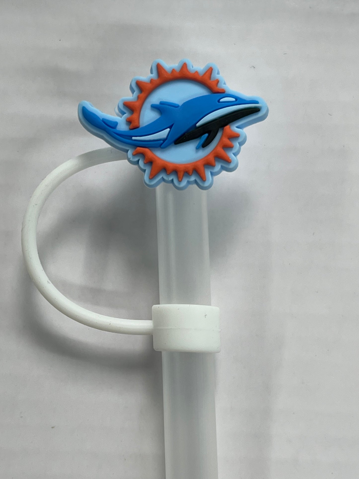 Miami Dolphins Straw Cover