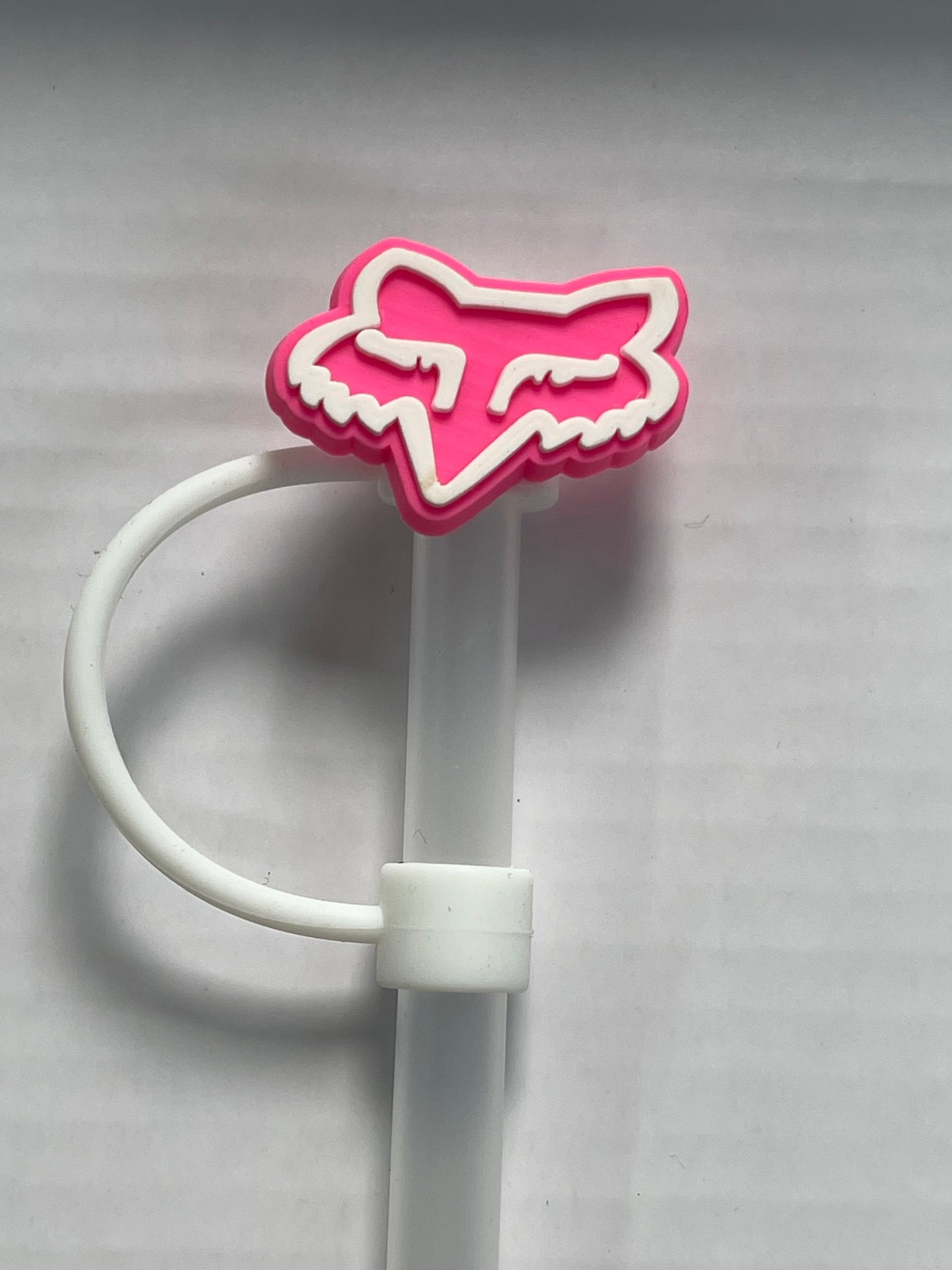 Pink FOX Straw Cover