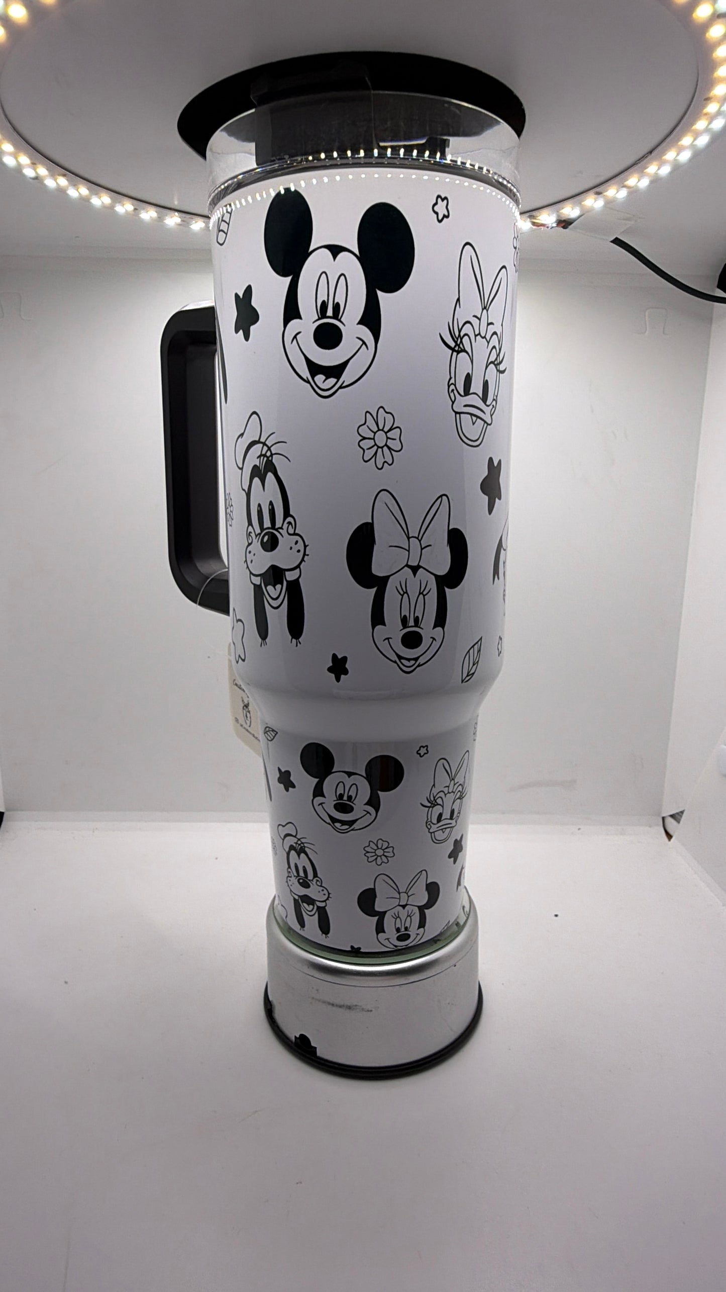 Black and White Disney 40oz Tumbler