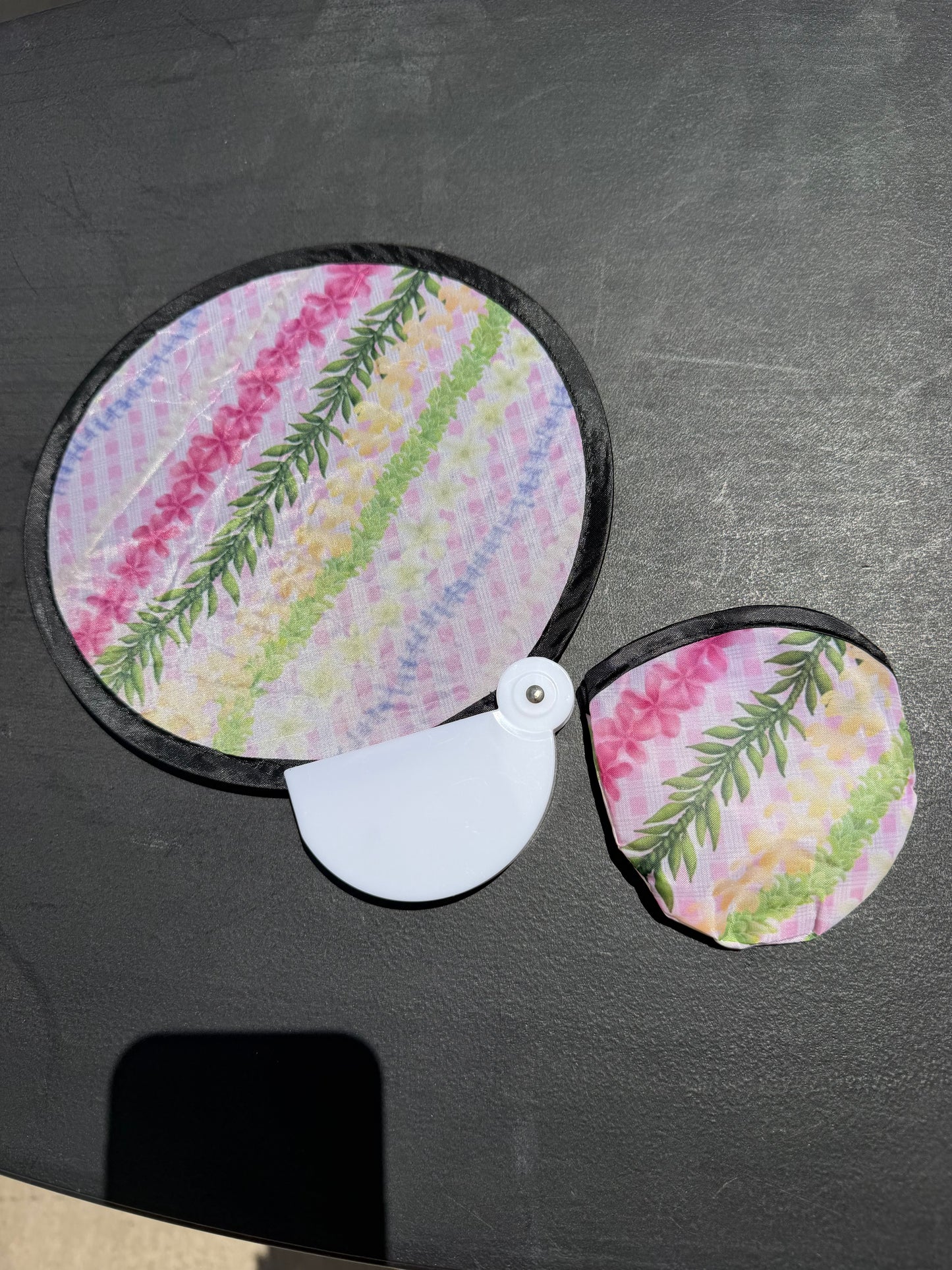 Pink Colorful Pop- Up Fan
