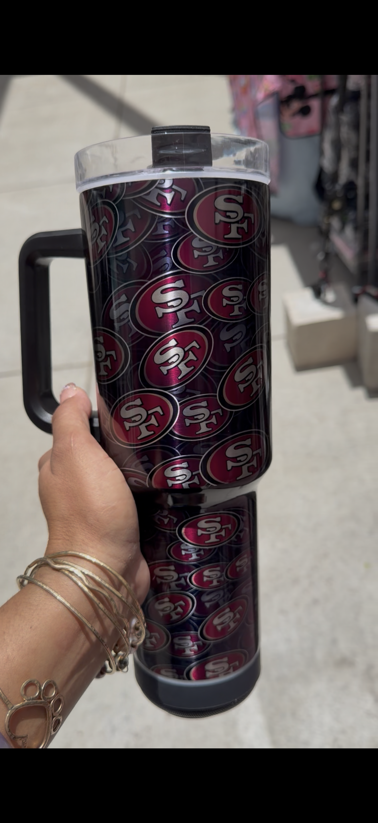 49ers 40oz Speaker Tumbler