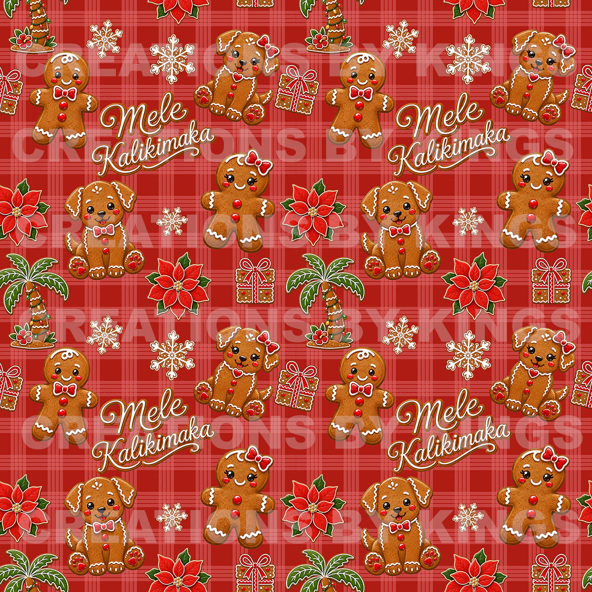 Gingerbread Dog Bandanas