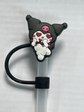 Kuromi Heart Eyes Straw Cover