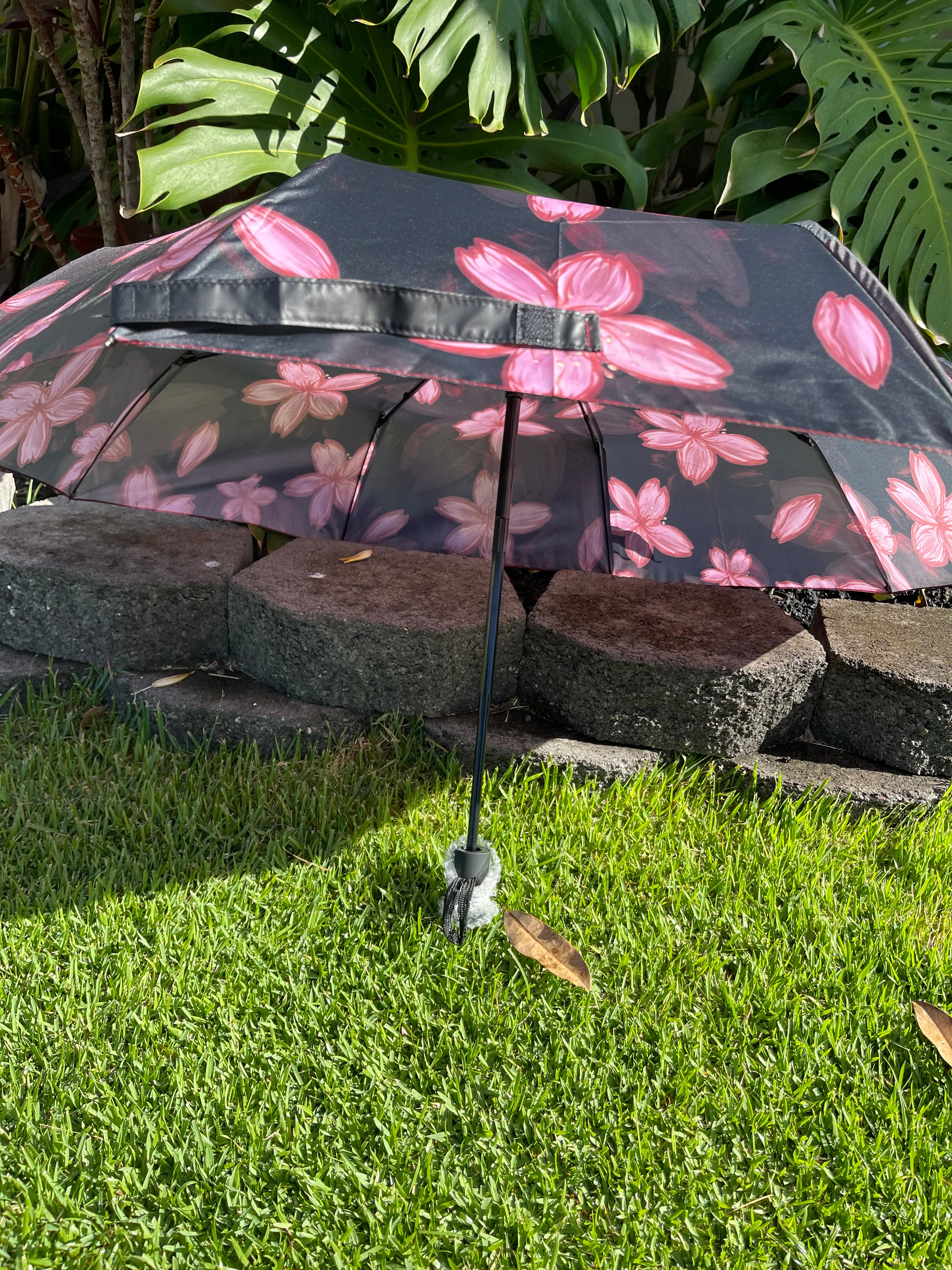 Cherry Blossom Small Travel Umbrella