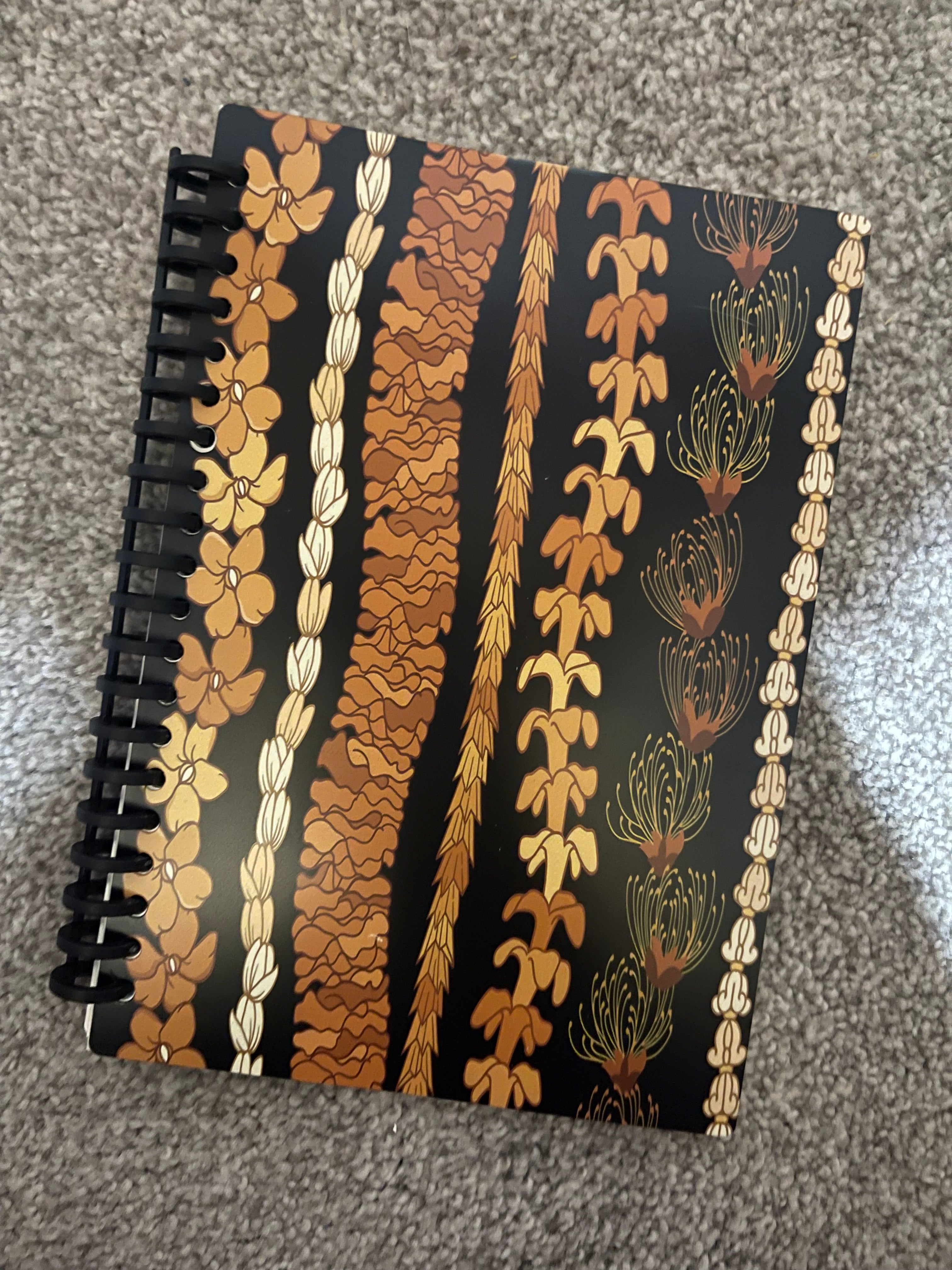 Orange Lei A6 Notebook