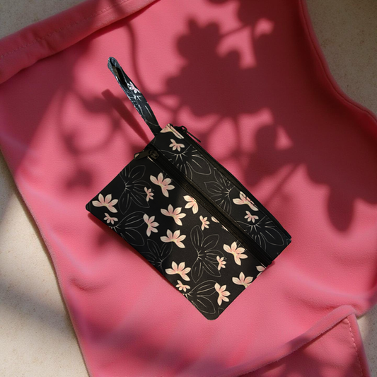 Pink Naupaka Purse Wristlet