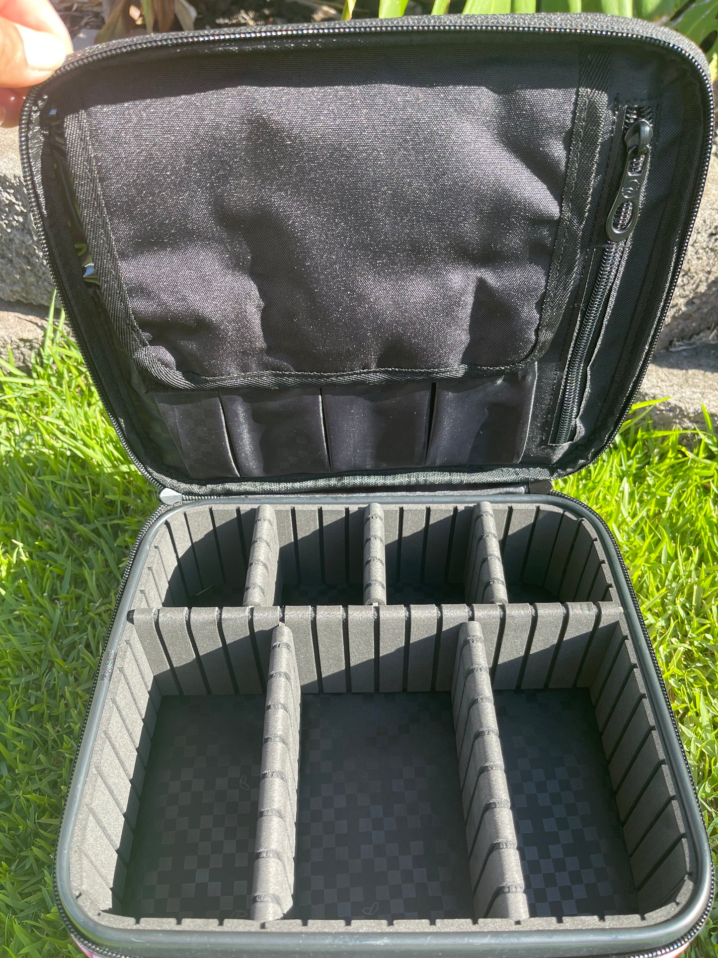 Black Cherry Blossom Hard Travel Case