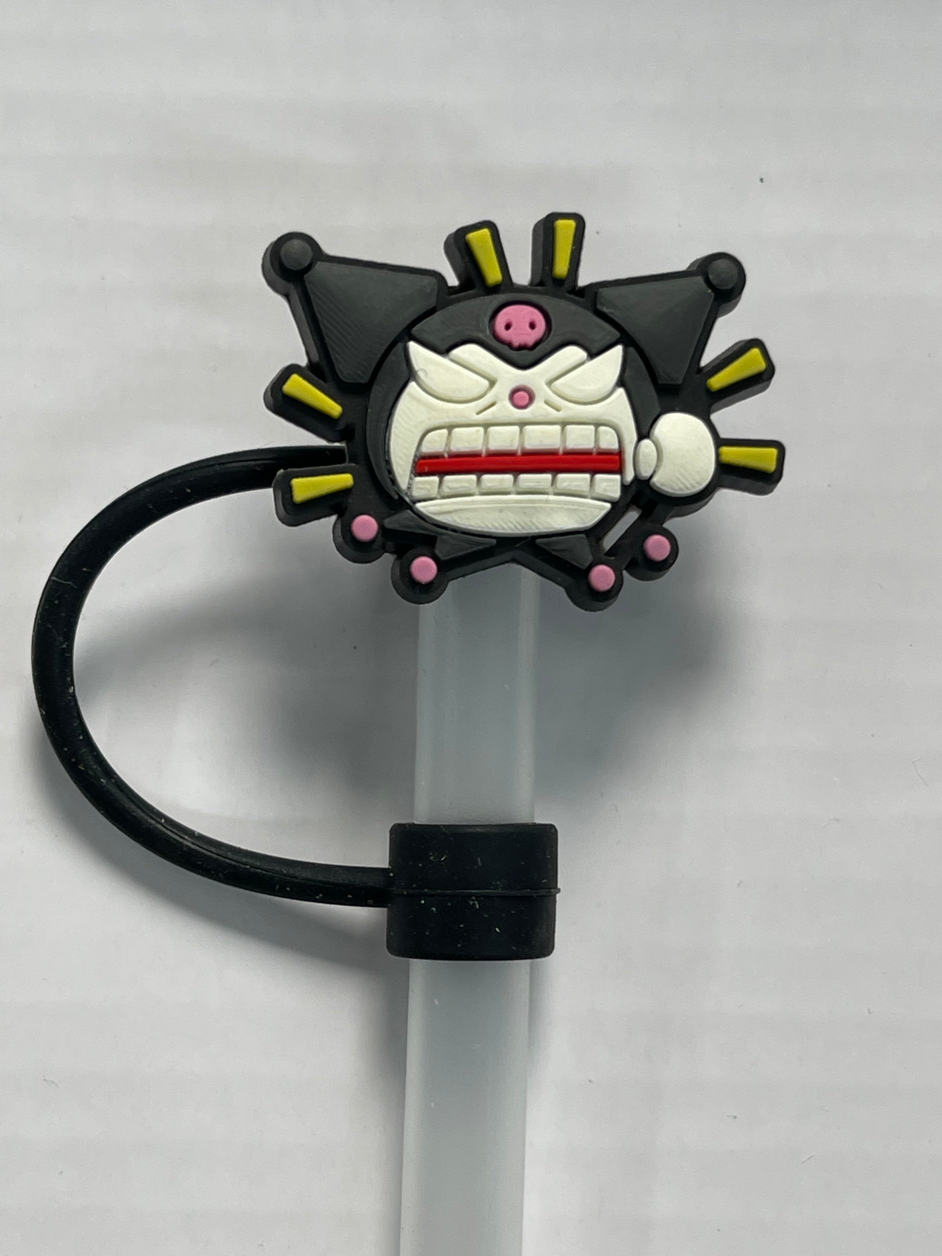 Kuromi Angry Straw Cover