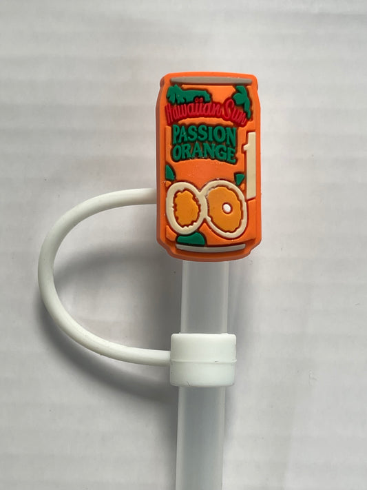 Passion Orange Straw Cover