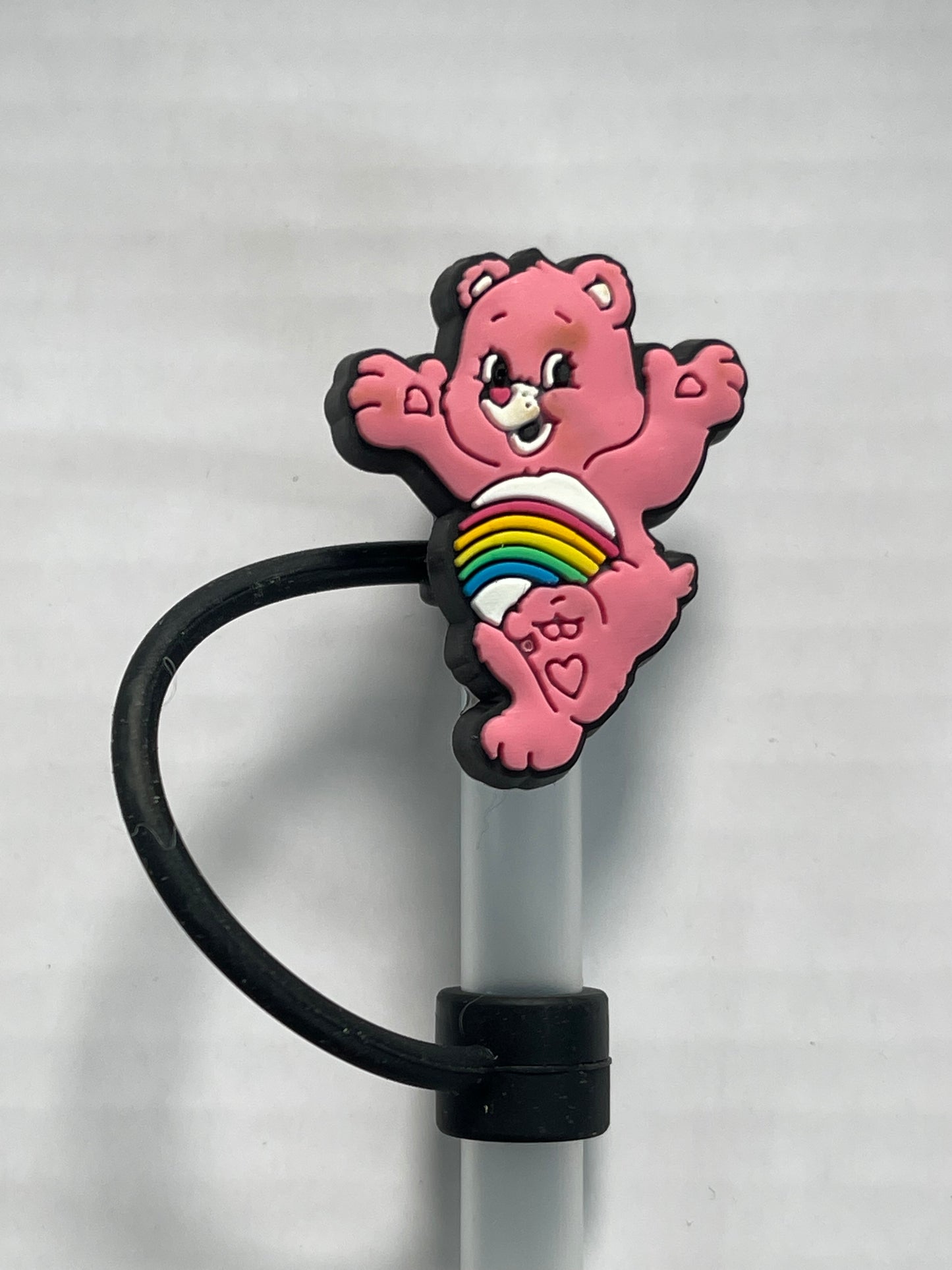 Cheer Care Bear Straw Cover