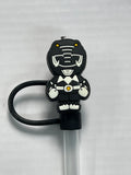 Black Power Ranger Straw Cover