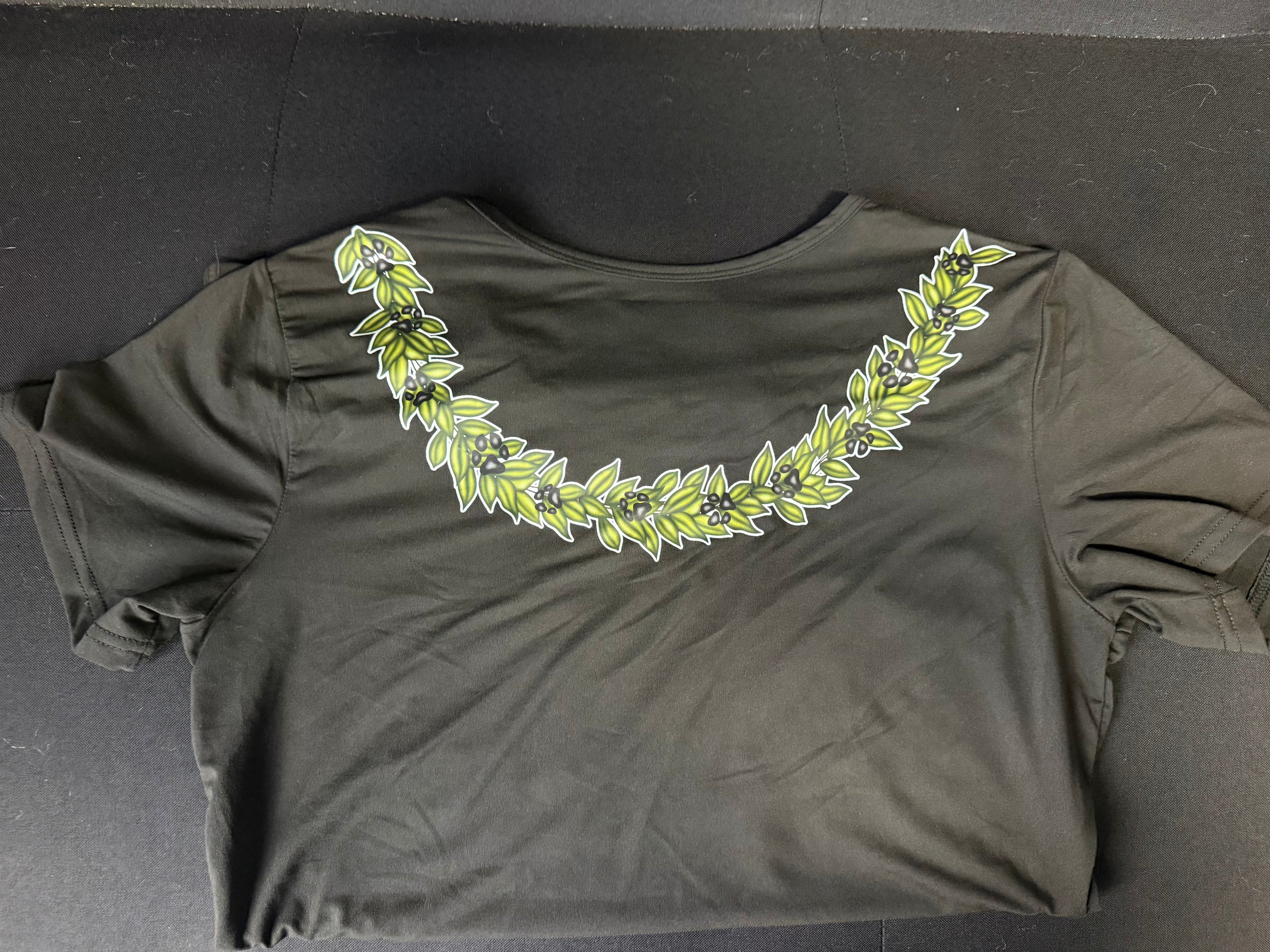 Black Maile Paw Print New Dri Fit Shirt