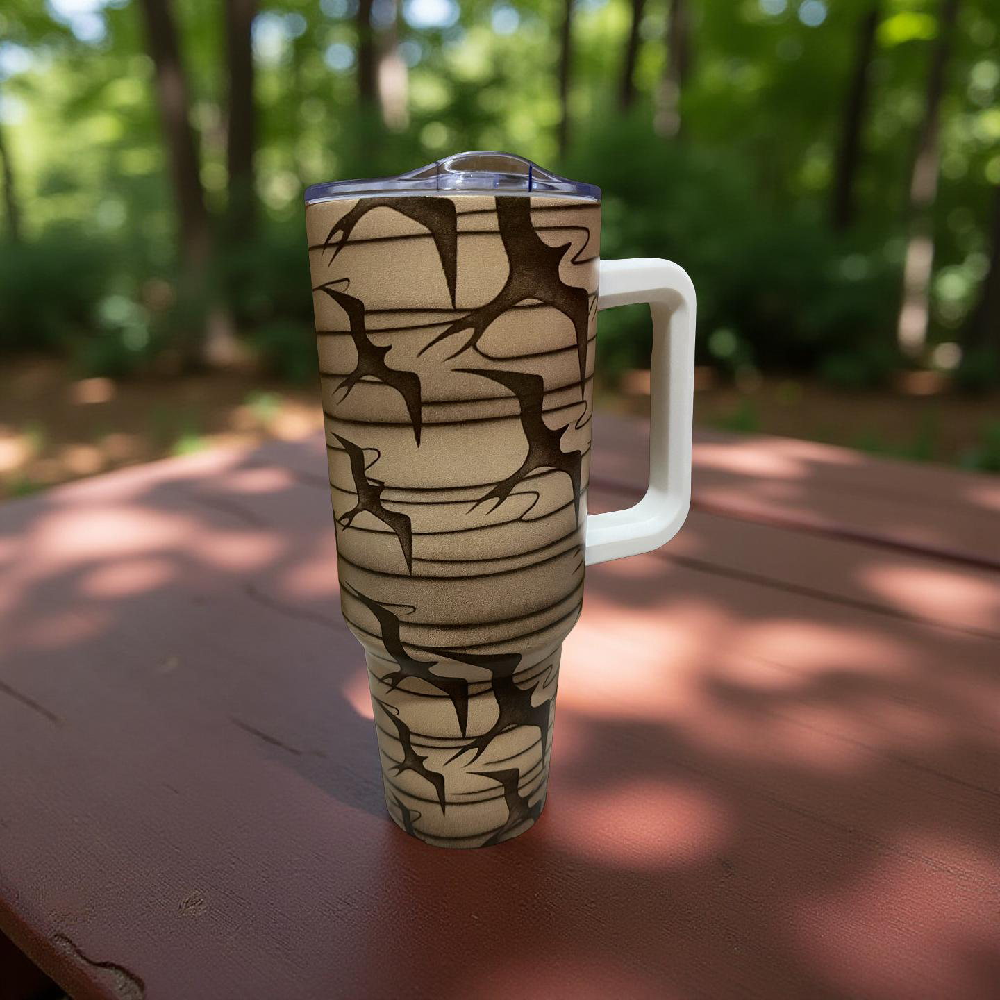 Brown Iwa Bird 40oz Tumbler