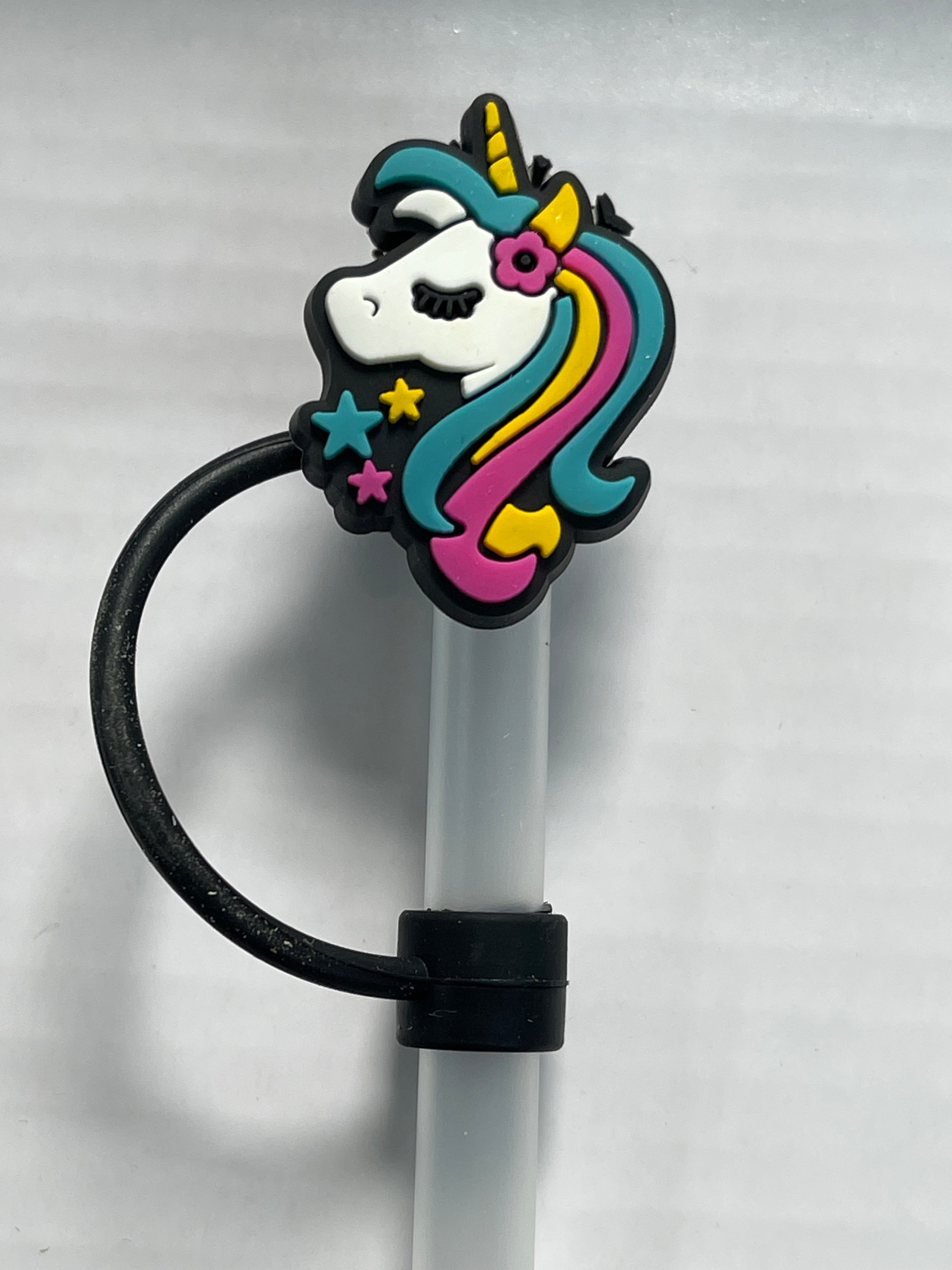 Unicorn Straw Cover