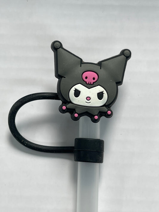 Kuromi Face Straw Covet