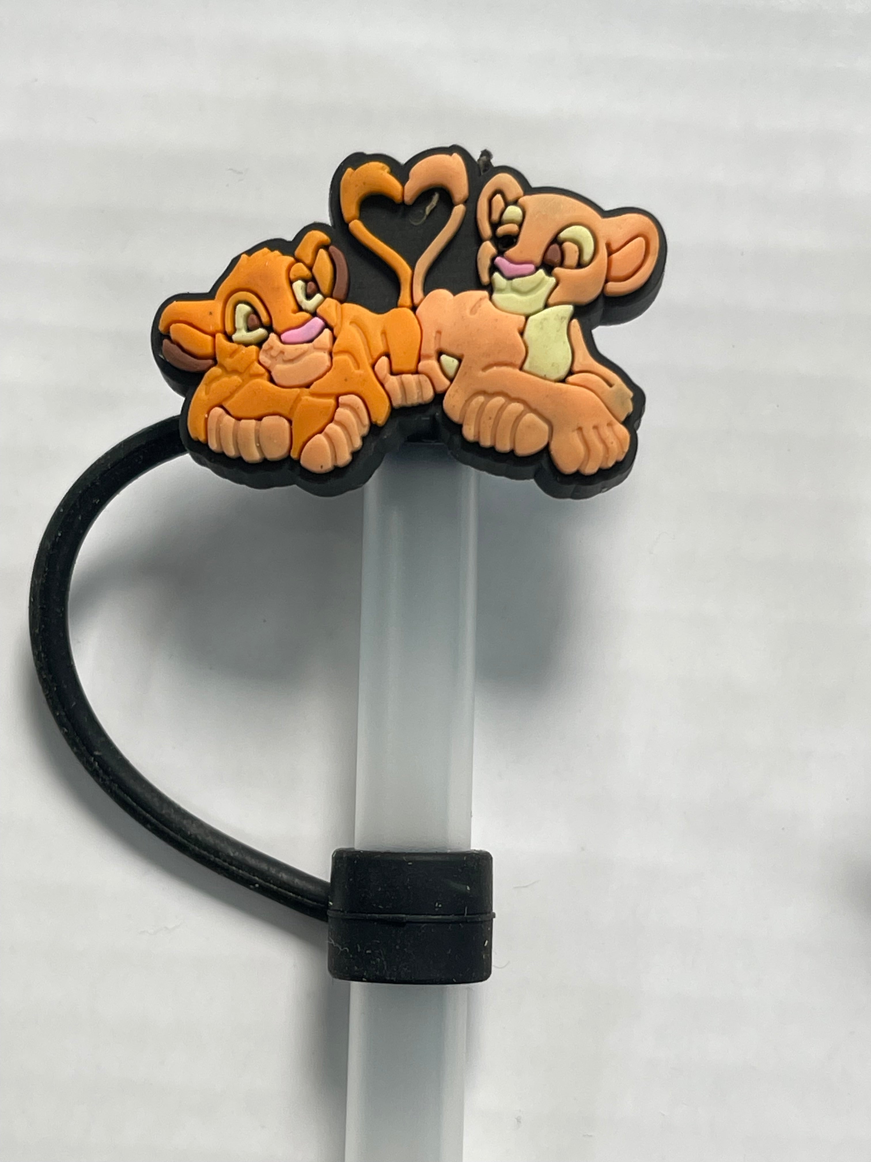 Simba / Nala Straw Cover