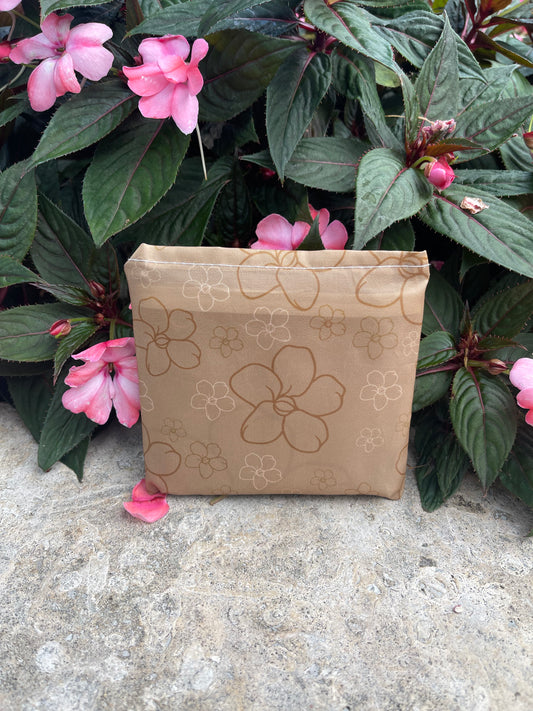 Tan Puakenikeni Reusable Bag