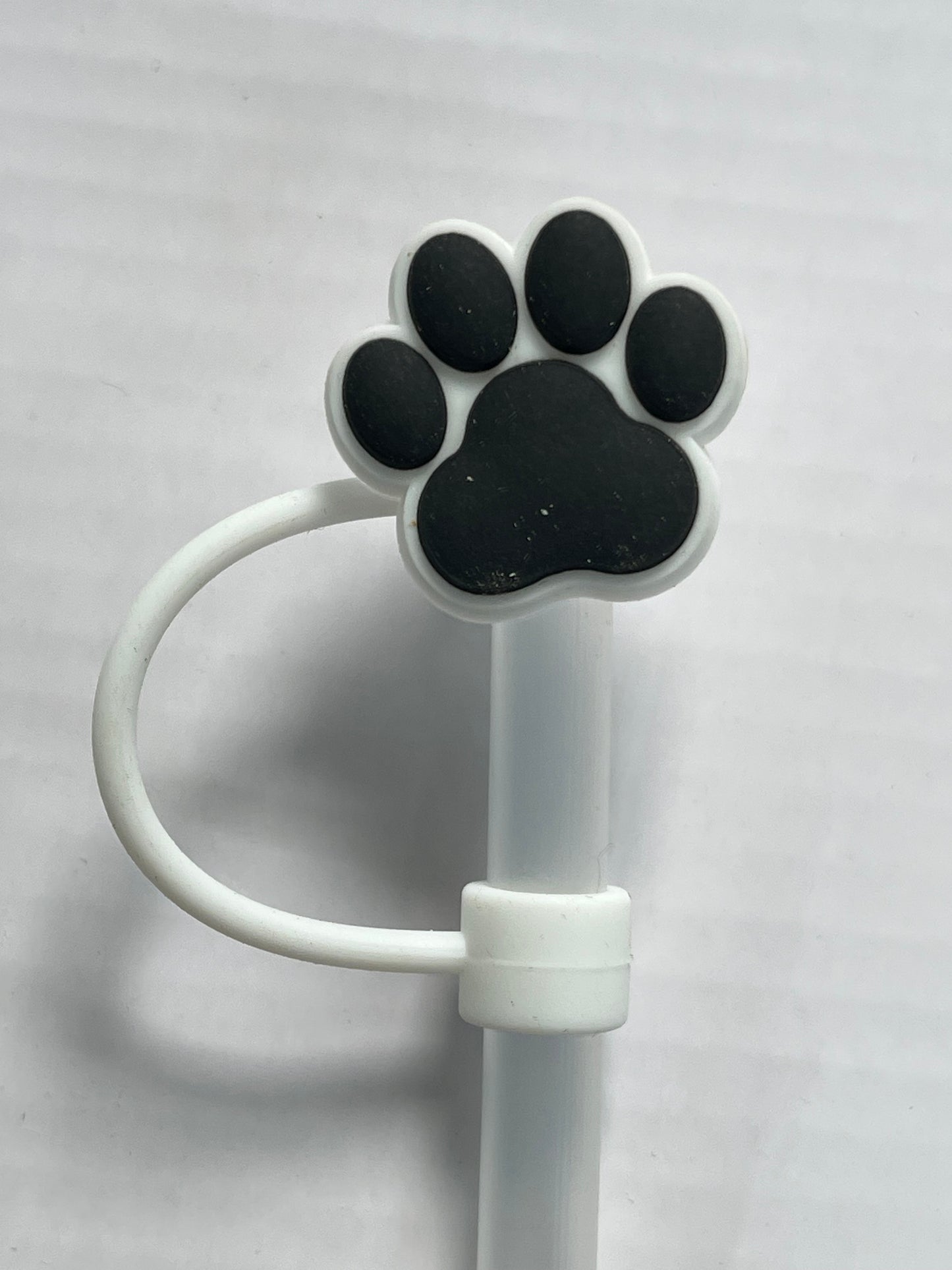 Paw Print Straw Cover
