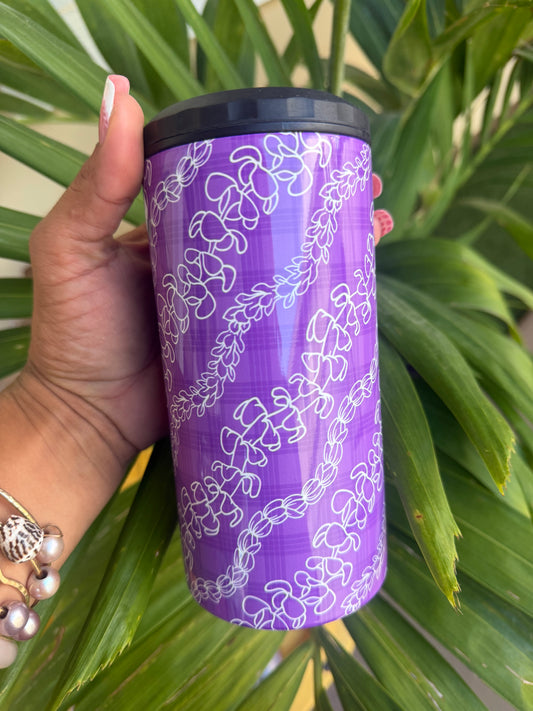 Purple Palaka Lei 4-in-1 Tumbler