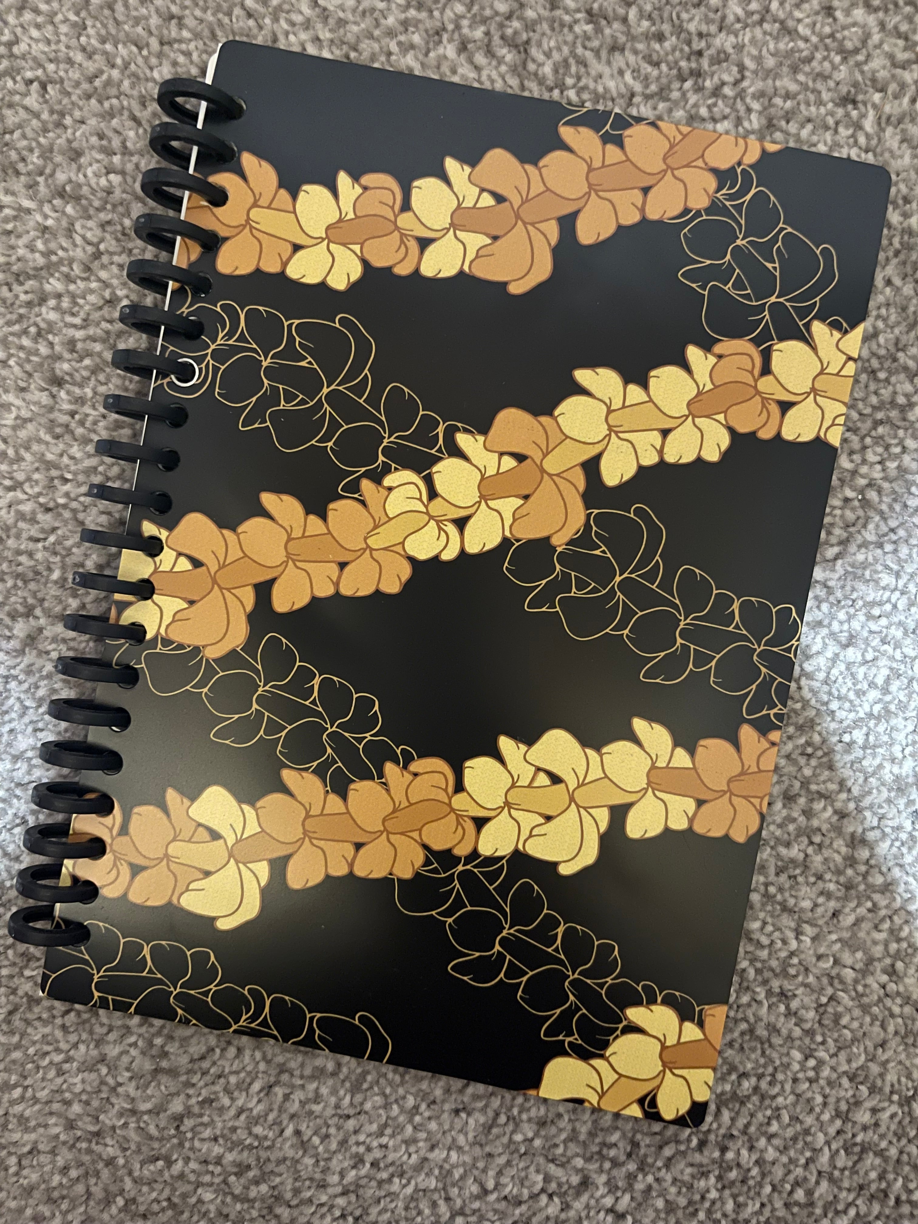 Puakenikeni with Outline A6 Notebook