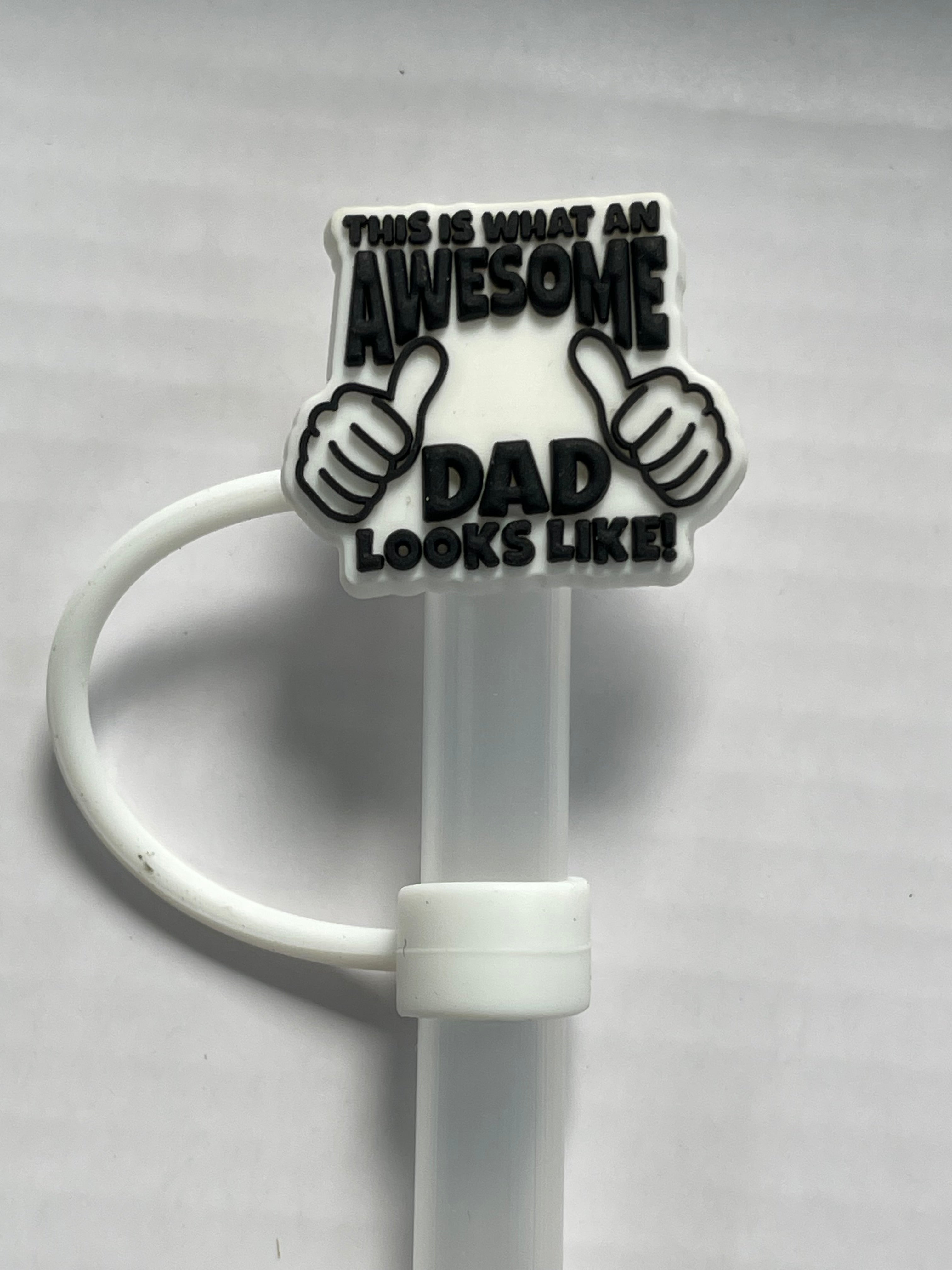 Awesome Dad Straw Cover