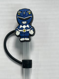 Blue Power Ranger Straw Cover
