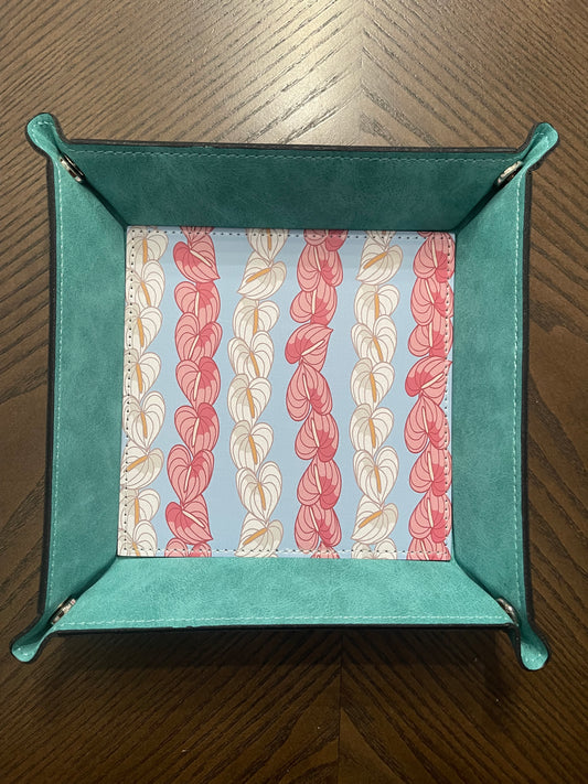 Blue Anthurium Everything Tray