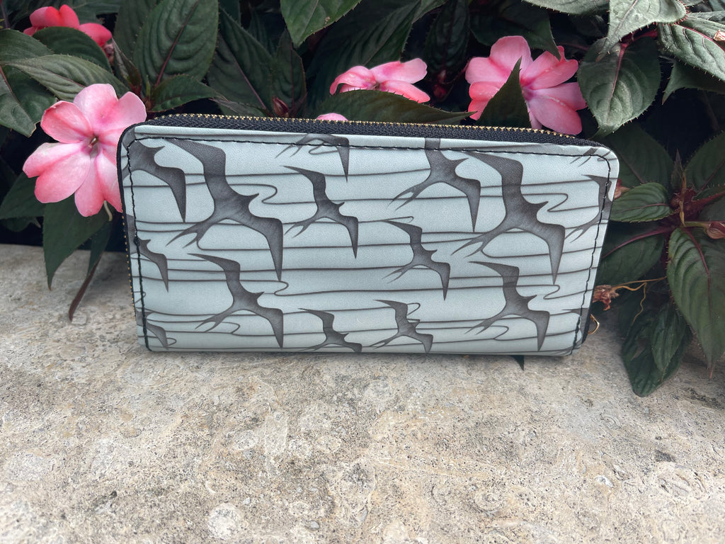 Gray Iwa Bird Wallet