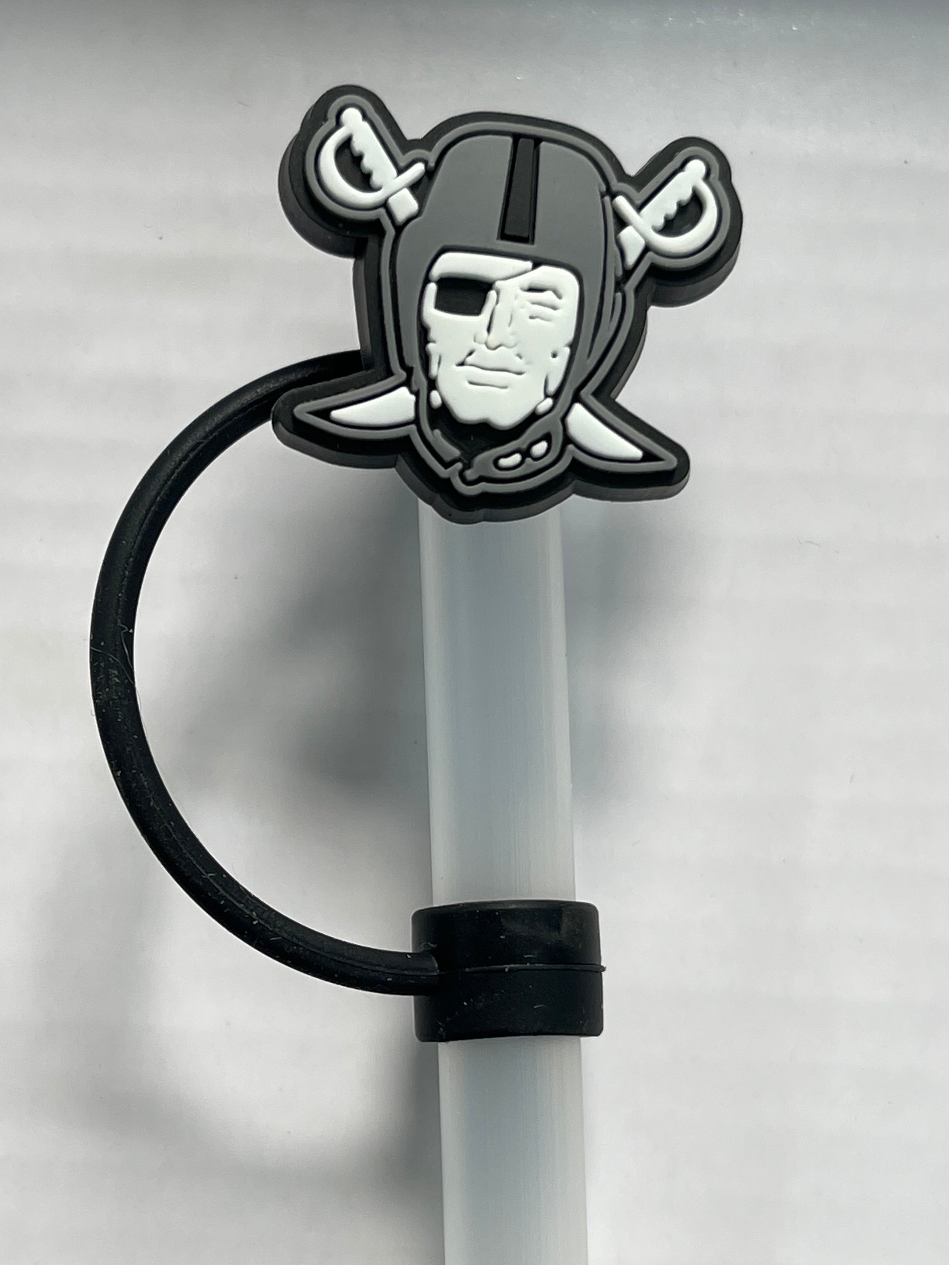 Las Vegas Raiders Straw Cover 2