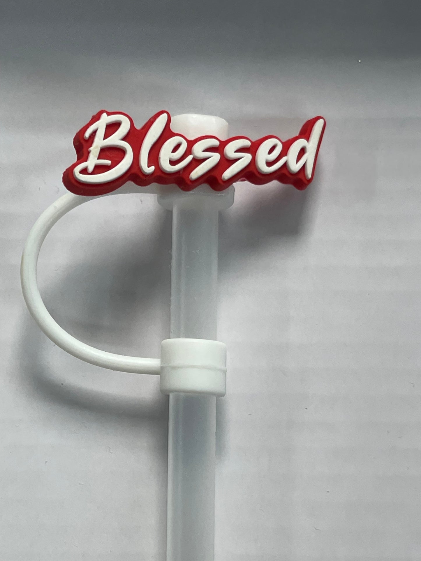 Blessed (red ) Straw Cover