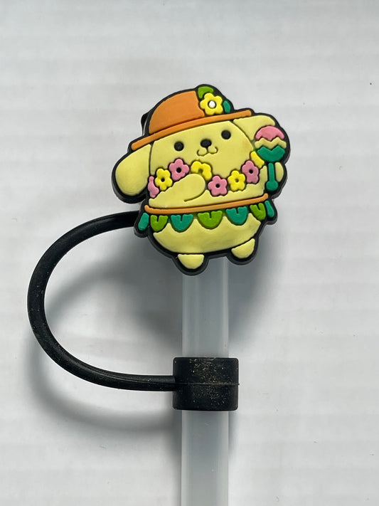 Pompompurin Lei Straw Cover