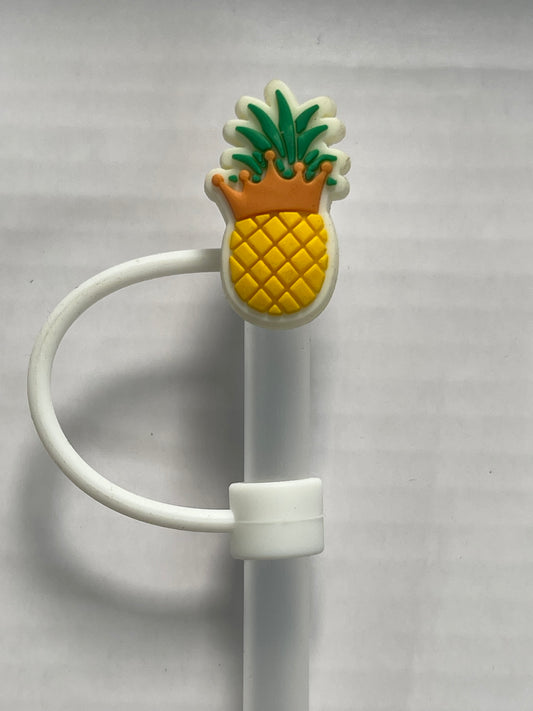 Pineapple Crown Straw Cover