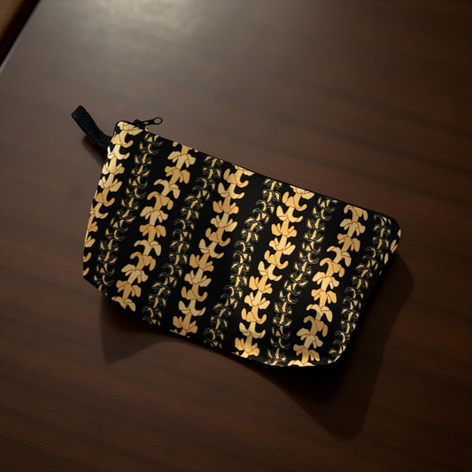 Wavy Puakenikeni Pouch